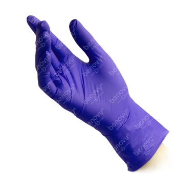 Перчатки BENOVY Dental Formula Nitrile MultiColor Violet blue